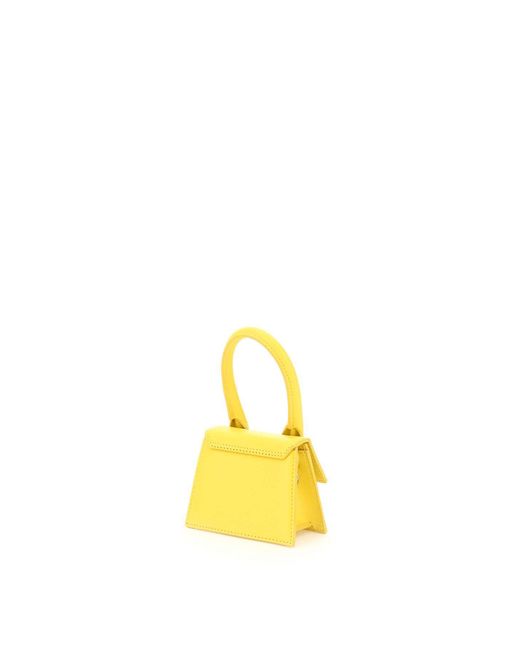 Jacquemus Le Chiquito Mini Satchel Bag, Dark Yellow, Women's, Handbags & Purses Satchels