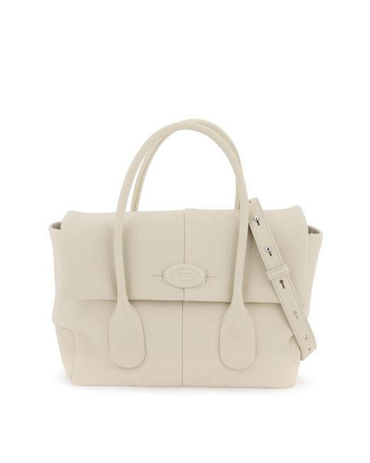 Tod's White Reverse Di Bag Handbag