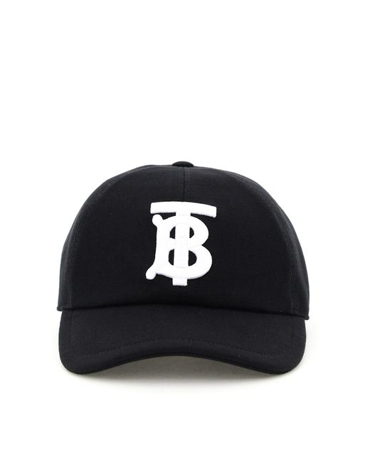 Burberry Cotton Tb Monogram Baseball Cap in Black_white (Black) for Men -  Save 40% - Lyst