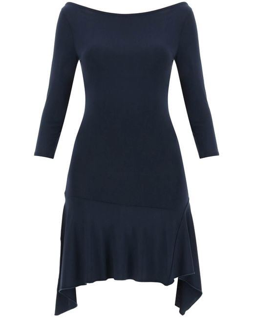 Paloma Wool Blue Benito Jersey Mini Dress