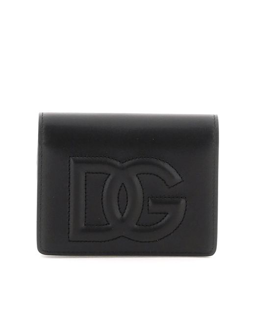 Dolce & Gabbana Black Logoed Wallet