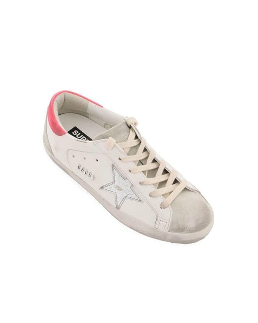 Golden Goose "used Leather Super-star Sneakers | Lyst UK