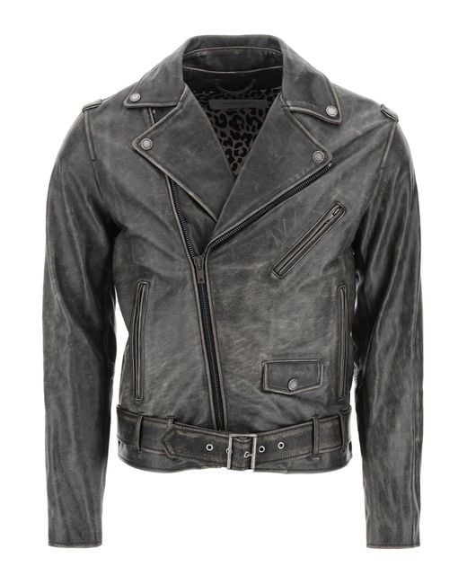 Golden goose giacca pelle sales