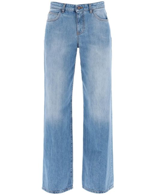 The Row Blue Wide-legged Eglitta Jeans With