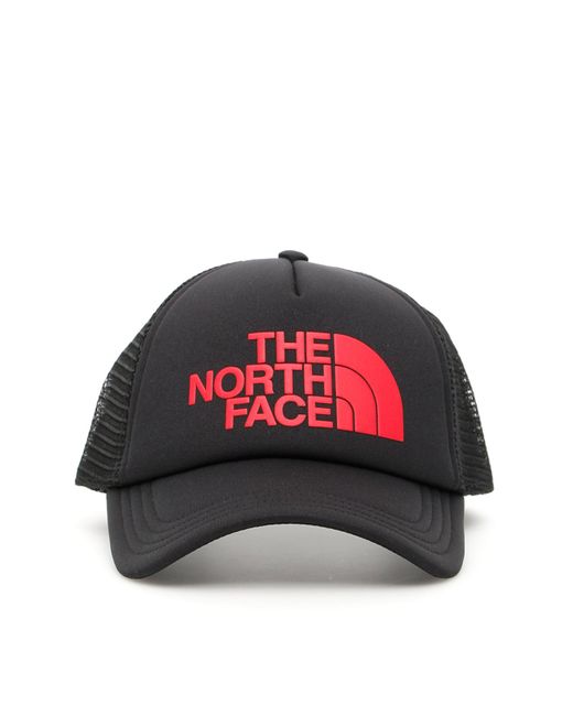 The North Face Red Trucker Logo Cap for men