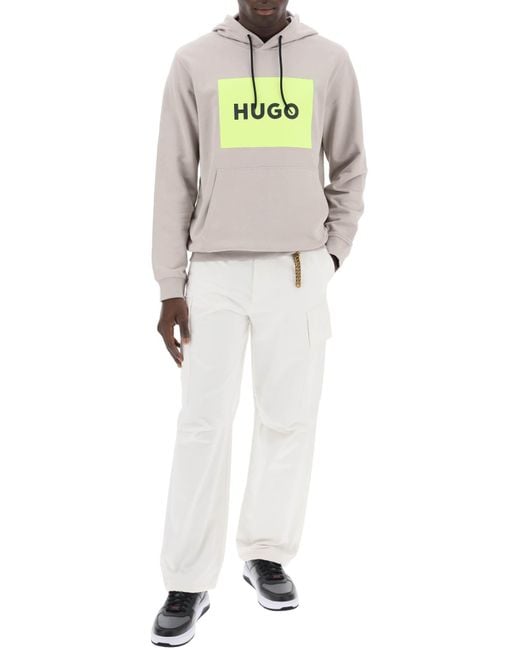 HUGO Gray Duratschi Sweatshirt With Box for men