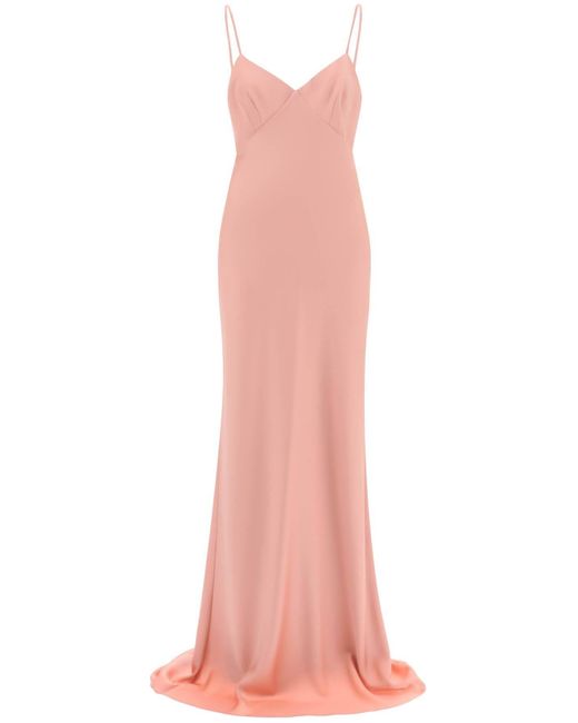 Max Mara Pink 'Selce' Long Dress