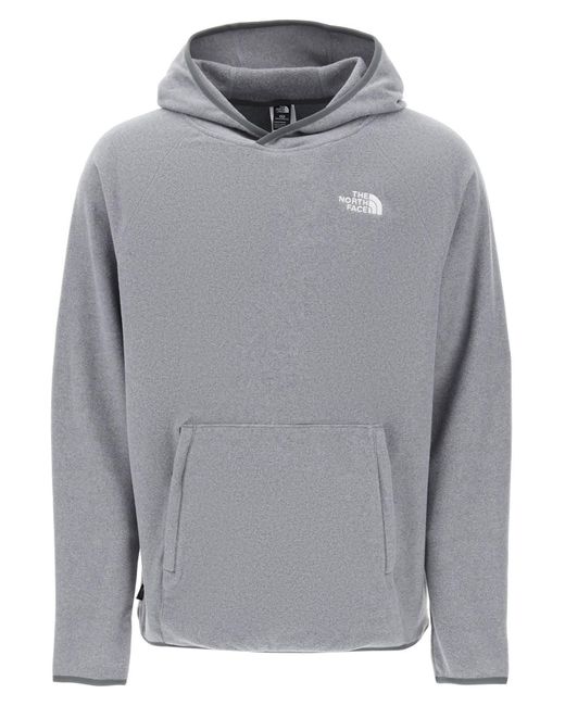 The North Face Gray 100 Glacier Fleece Sweatshirt for men