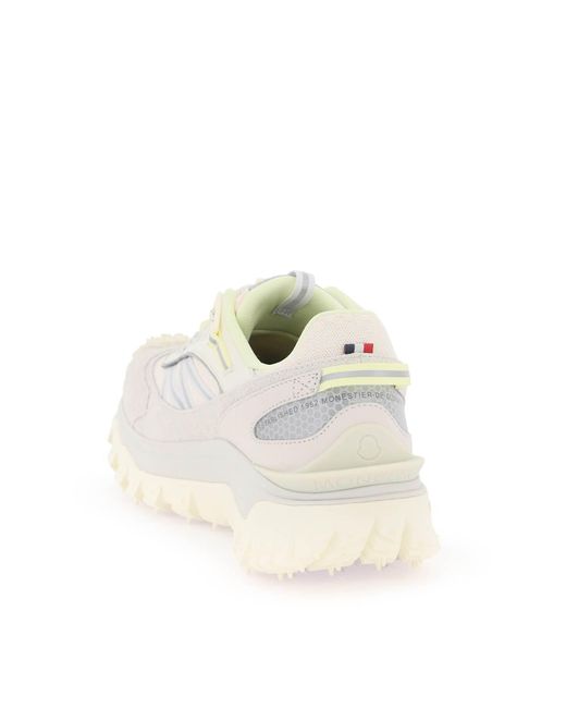 Moncler White Basic Trailgrip Sneakers