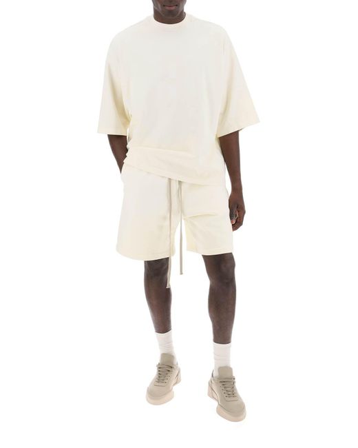 Fear Of God Natural Cotton Terry Sports Bermuda Shorts