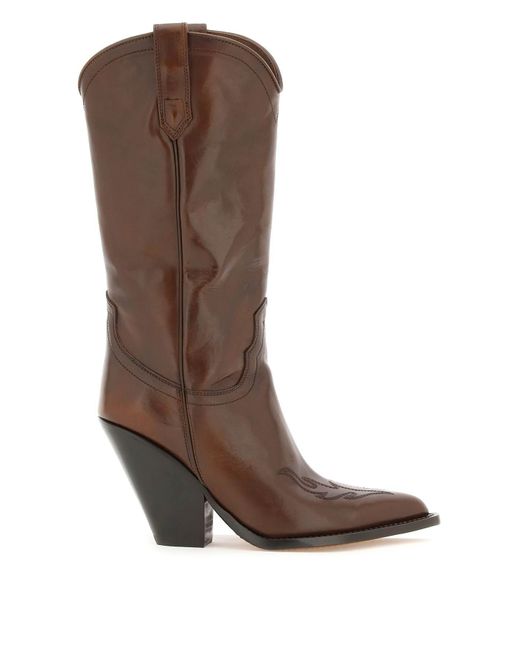 Sonora Boots Santa Fe Flame Boots in Brown | Lyst