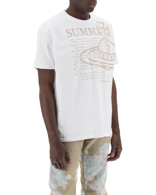T Shirt Summer Classic di Vivienne Westwood in White