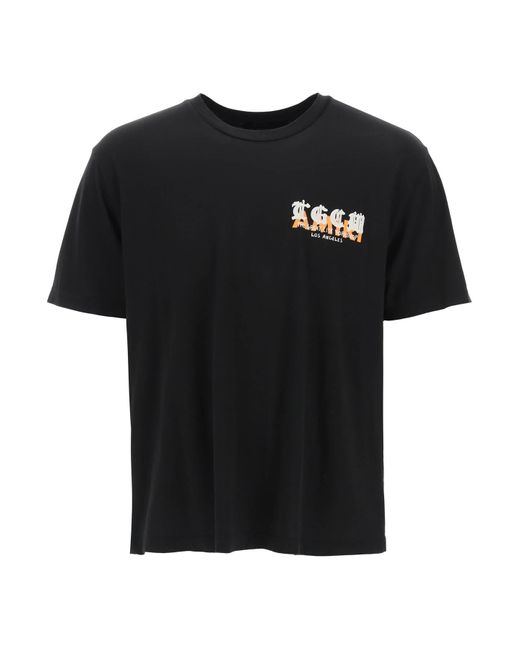 Amiri T.g.c.w. T-shirt in Black,Orange,White (Black) for Men - Lyst