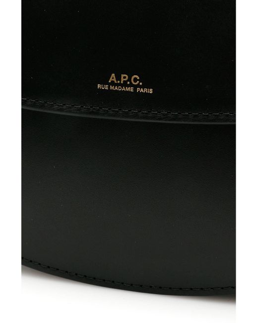 A.P.C. Black Genève Crossbody Bag