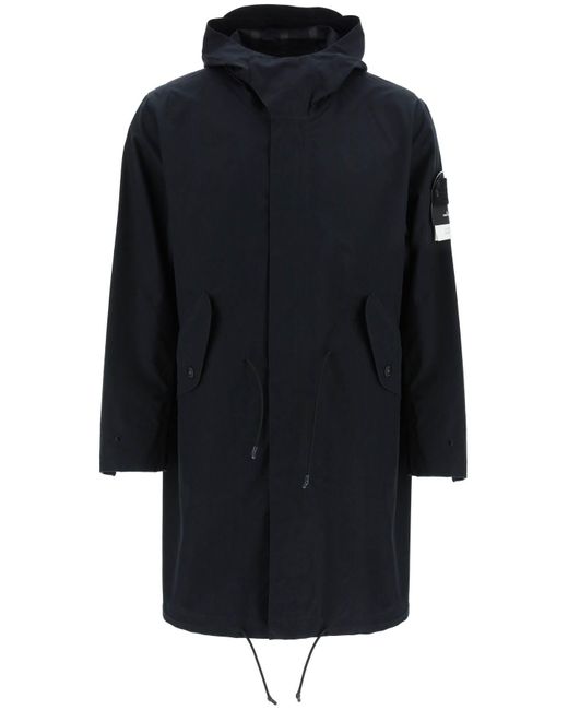 Stone Island 'o-ventile® Ghost Piece' Parka in Black for Men | Lyst UK
