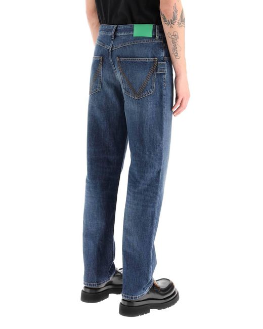 Jeans Straight di Bottega Veneta in Blue da Uomo