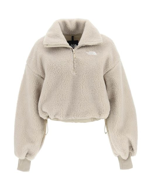 The North Face Sherpa Platte Fleece Jacket in Natural   Lyst