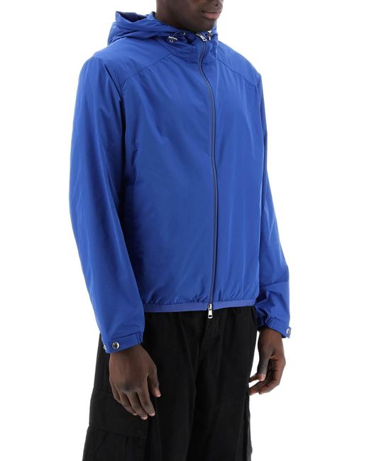 Moncler Blue "clapier Jacket With Reflect for men