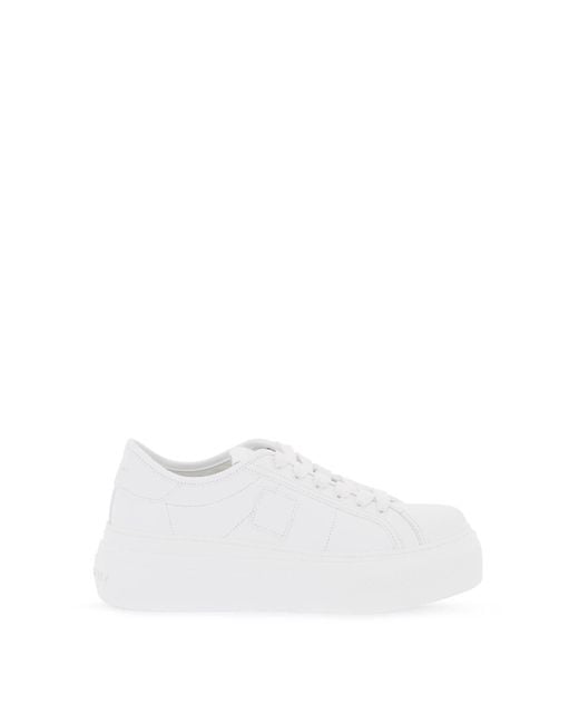 Givenchy White 'city' Sneakers With Platform Sole