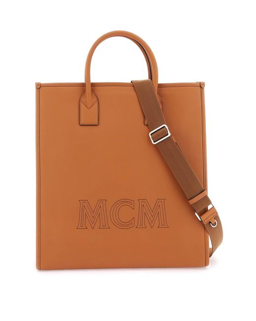 MCM Brown Klassic Tote Bag