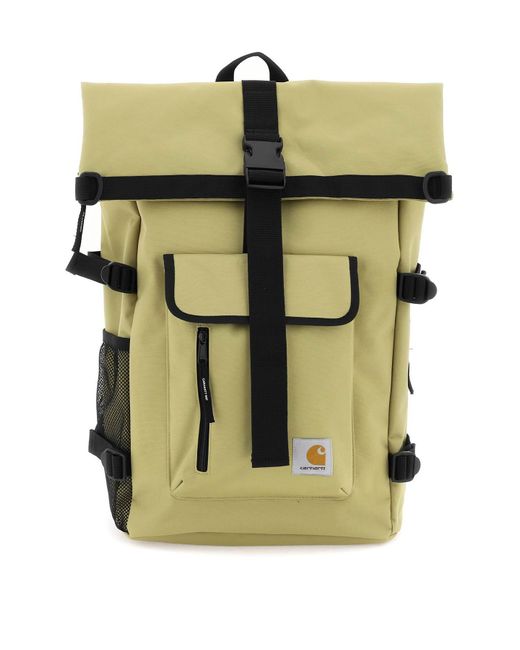Carhartt Green "Phillis Recycled Technical Canvas Backpack for men