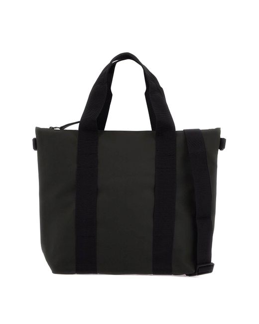 Rains Mini Tote Bag in Black Lyst UK