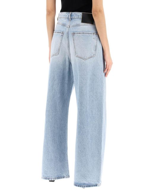 Sportmax Blue Wide-Legged Angri Jeans For A