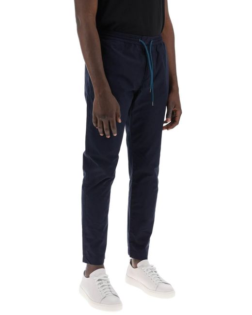PS by Paul Smith Blue Drawstring Trouser for men