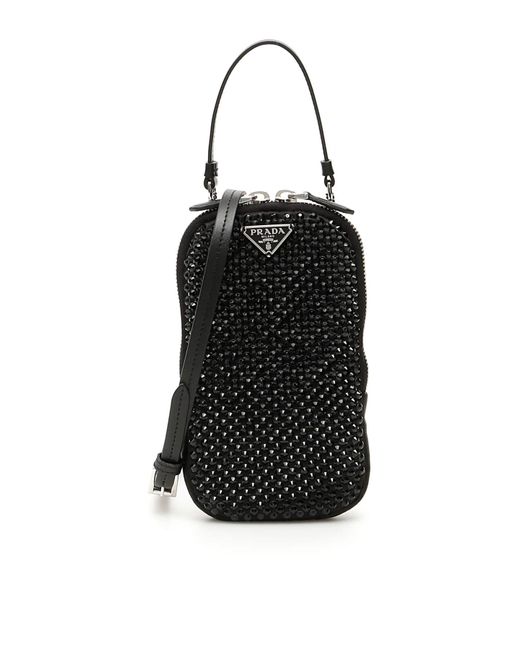 Prada Black Crystal Mini Bag