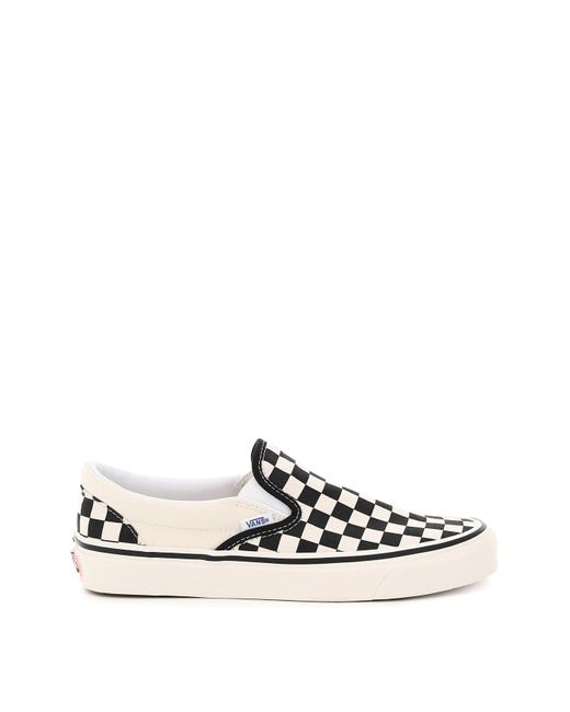 men's vans checkerboard sneakers