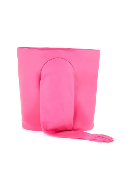 Balenciaga Pink 'Glove' Tote Bag