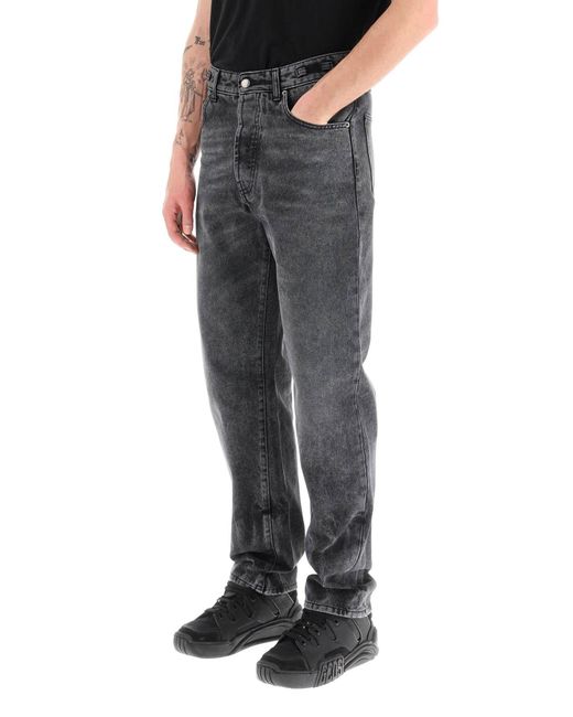 DARKPARK Gray Mark Relax Jeans for men