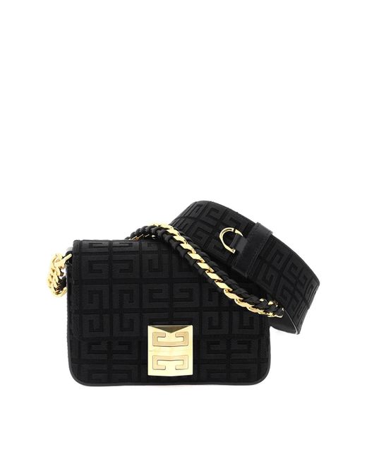 Givenchy Black Mini Bag With Embroidered 4G