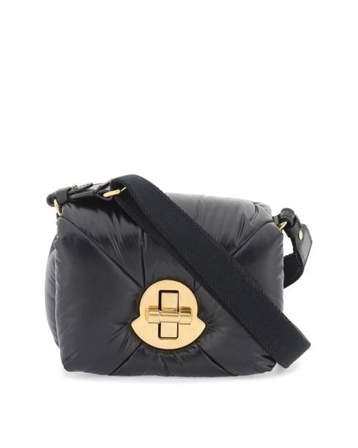 Moncler Black Basic Fmini Puff Shoulder Bag