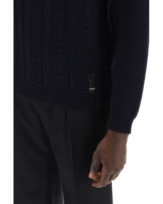 Fendi ff hotsell stripe knit jumper