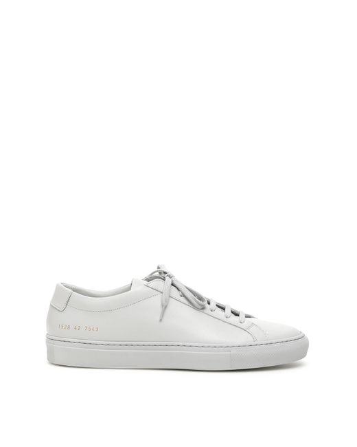 Common Projects White Original Achilles Low Sneakers for men