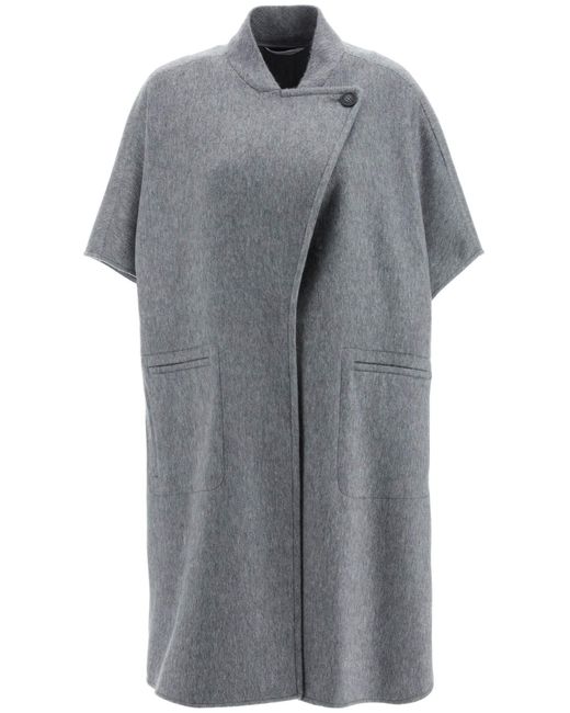 Mantella Monile in lana e cashmereMax Mara in Lana di colore Neutro Donna Cappotti da Cappotti Max Mara 