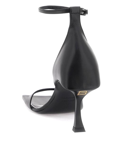 Balenciaga Black Hourglass Sandals
