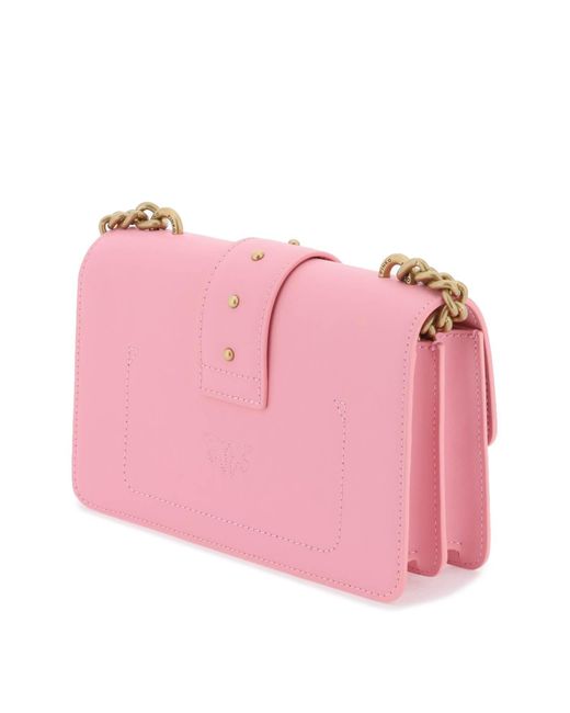 Pinko Pink Classic Love Icon Simply Bag