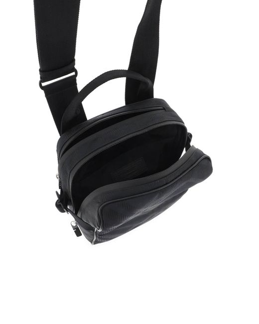 Burberry Black "jacquard Check-in Shoulder Bag for men