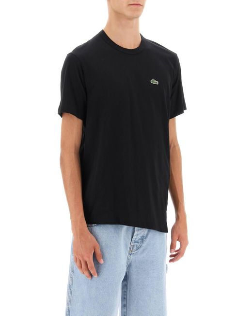 Comme des Garçons Black X Lacoste Asymmetrical T Shirt for men