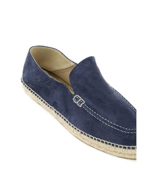Manebí Blue Ebi Espadrilles Loafers for men