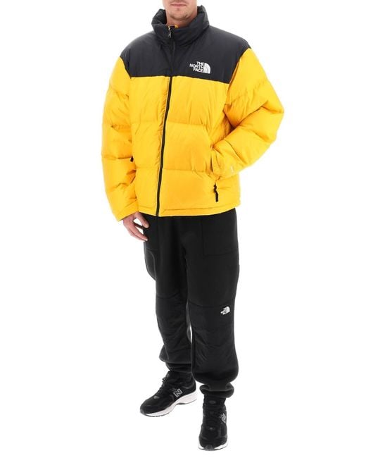 North face cheap yellow nuptse