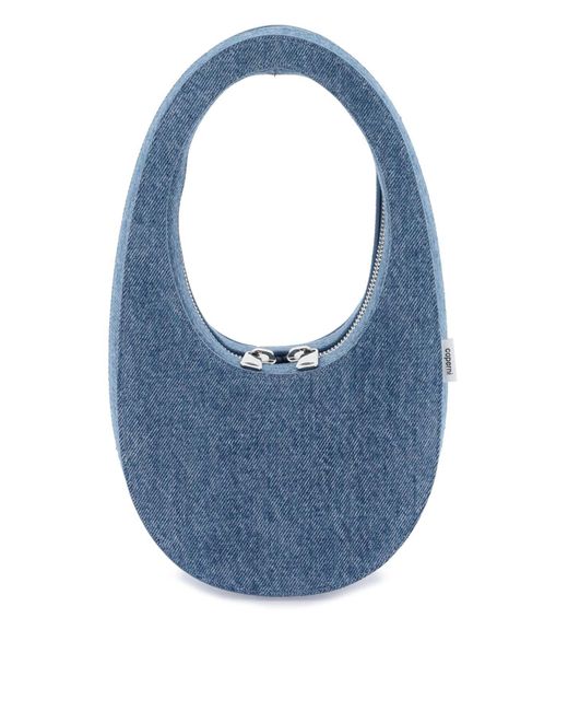 Coperni Blue Swipe Mini Hobo Bag