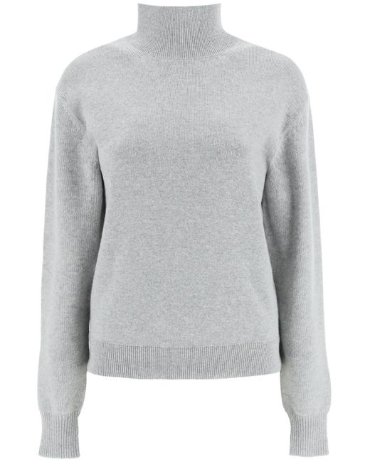 Fendi Gray Wool And Cashmere Pullover