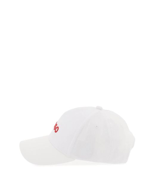 Cappello Baseball Jude Con Logo Ricamato di HUGO in Red da Uomo