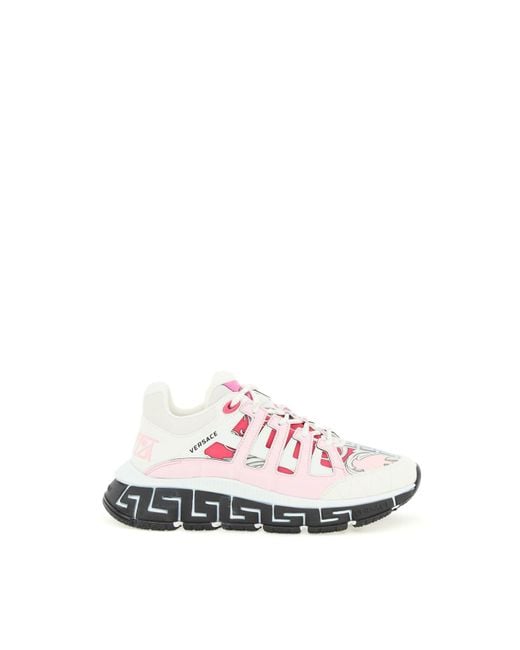 Versace Pink Trigreca Lace-up Sneakers
