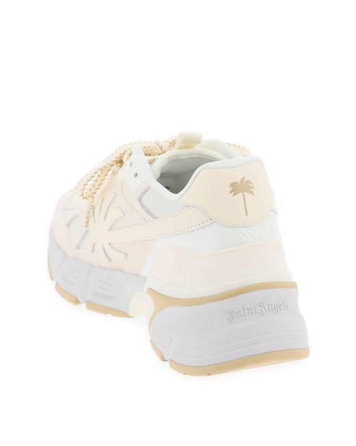 Palm Angels White Palm Runner Sneakers For for men