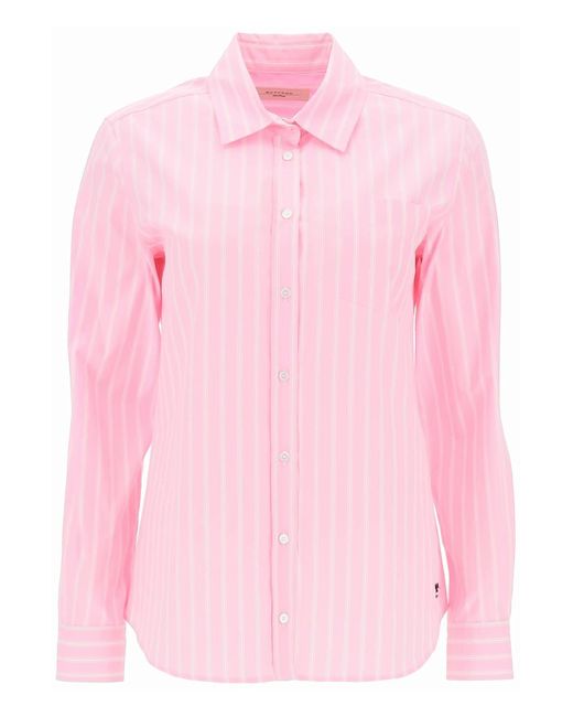 Weekend by Maxmara Pink Bahamas Striped Shirt