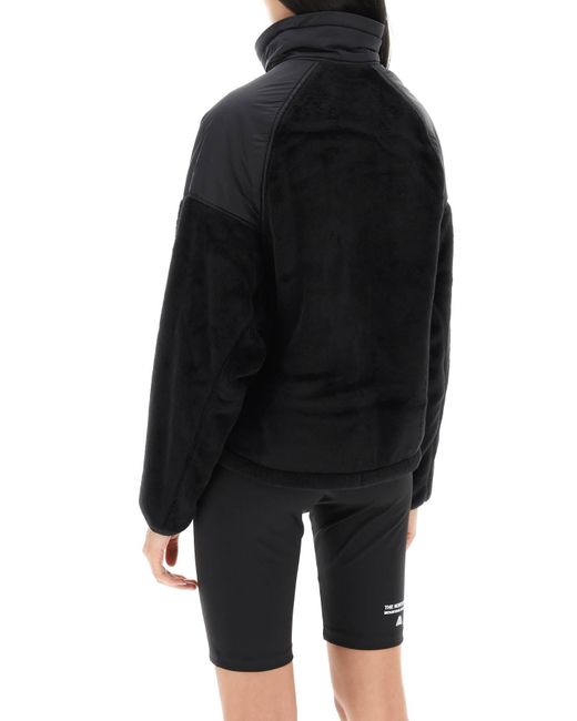 The North Face Black Versa Velour Jacket In Recycled Fleece And Risptop